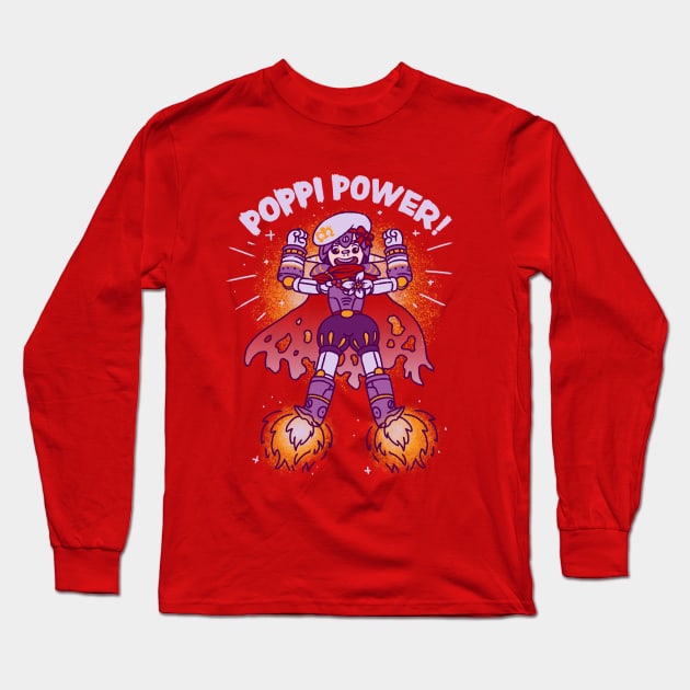 Poppi Power! Long Sleeve T-Shirt by PoliteYetPeculiar